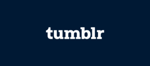 Logo for the Tumblr blogging platform